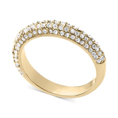 michael kors gold ring|Crystal Gold.